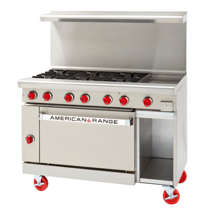 American Range Gas Ranges - AR-8-126L-SBR