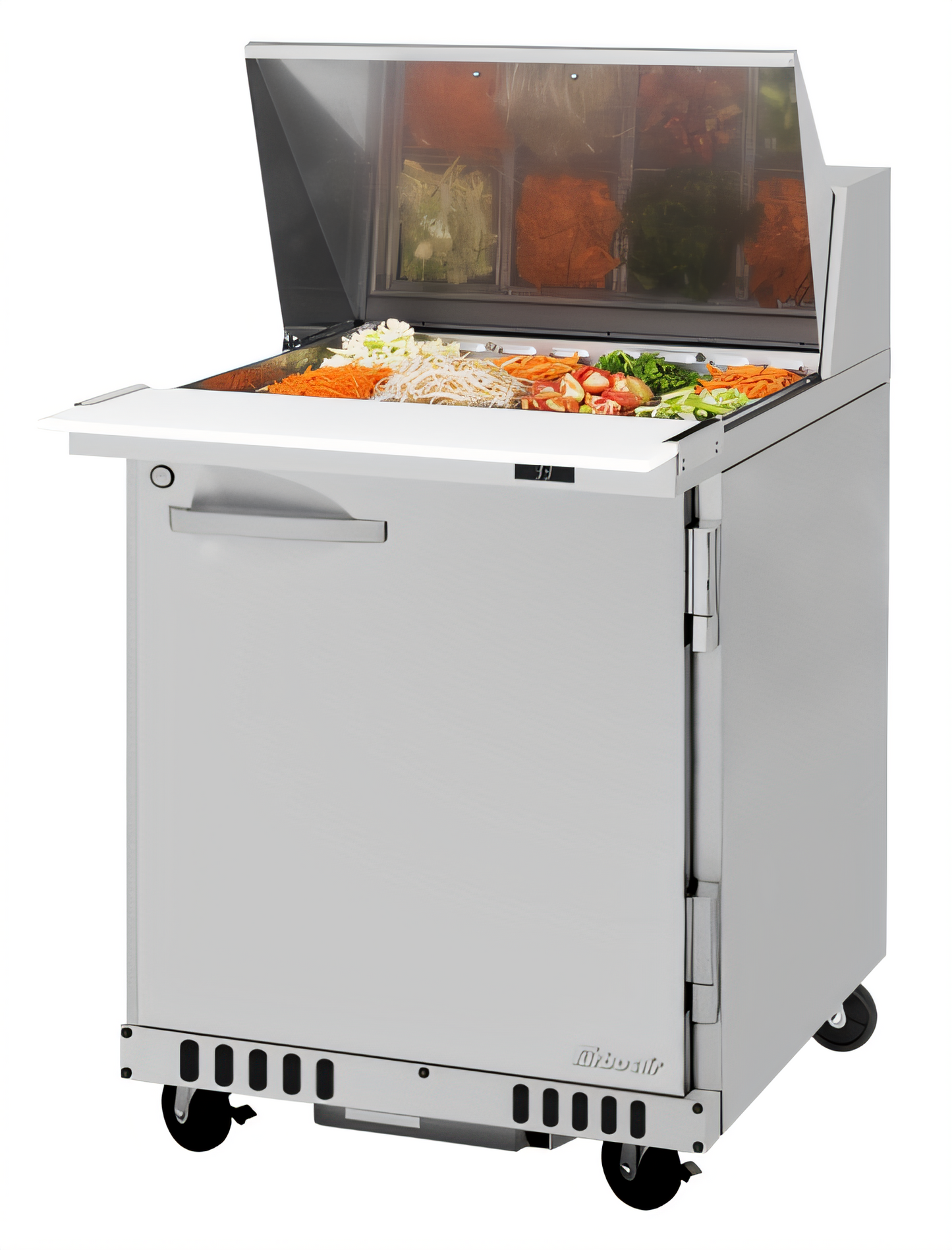 Turbo Air PST-28-12-FB-N(-L) PRO Refrigerated Prep Tables - PST-28-12-FB-N(-L)