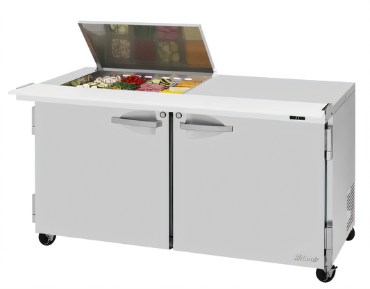 Turbo Air PST-60-12M-N-FL PRO Refrigerated Prep Tables