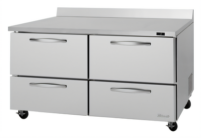 Turbo Air PRO Undercounter & Worktop Refrigeration - PWF-60-D4-N