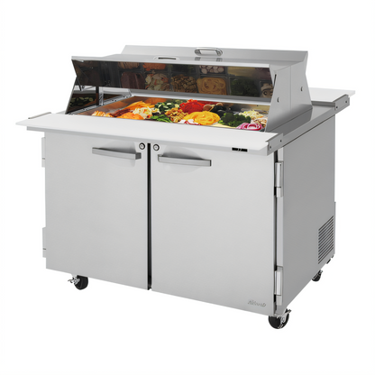Turbo Air PRO Refrigerated Prep Tables - PST-48-18-N-DS