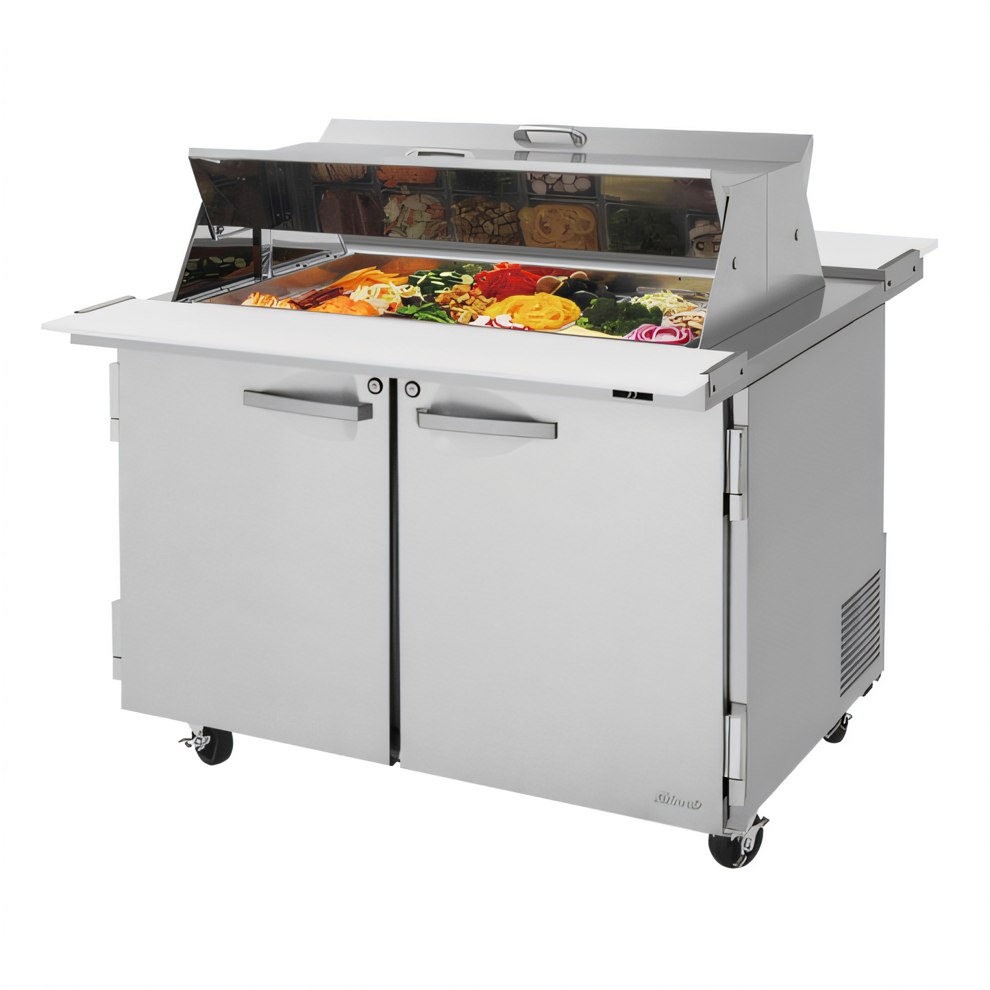 Turbo Air PRO Refrigerated Prep Tables - PST-48-18-N-DS