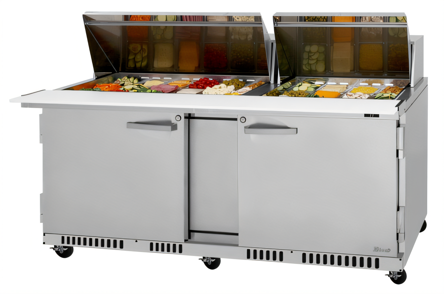 Turbo Air PRO Refrigerated Prep Tables - PST-72-30-FB-N