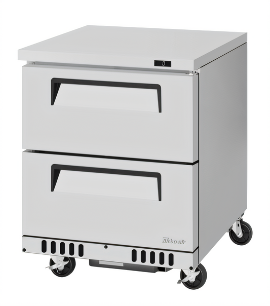Turbo Air TUF-28SD-D2-FB-N Super Deluxe Undercounter & Worktop Refrigeration - TUF-28SD-D2-FB-N