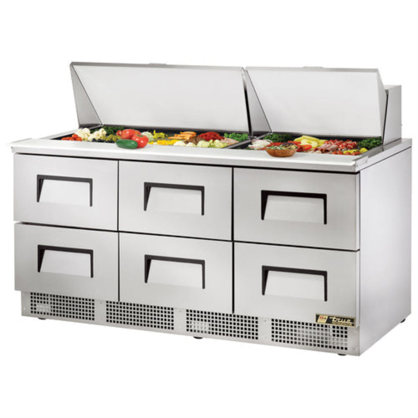 True Mfg. - General Foodservice Refrigerated Prep Tables -  TFP-72-30M-D-6