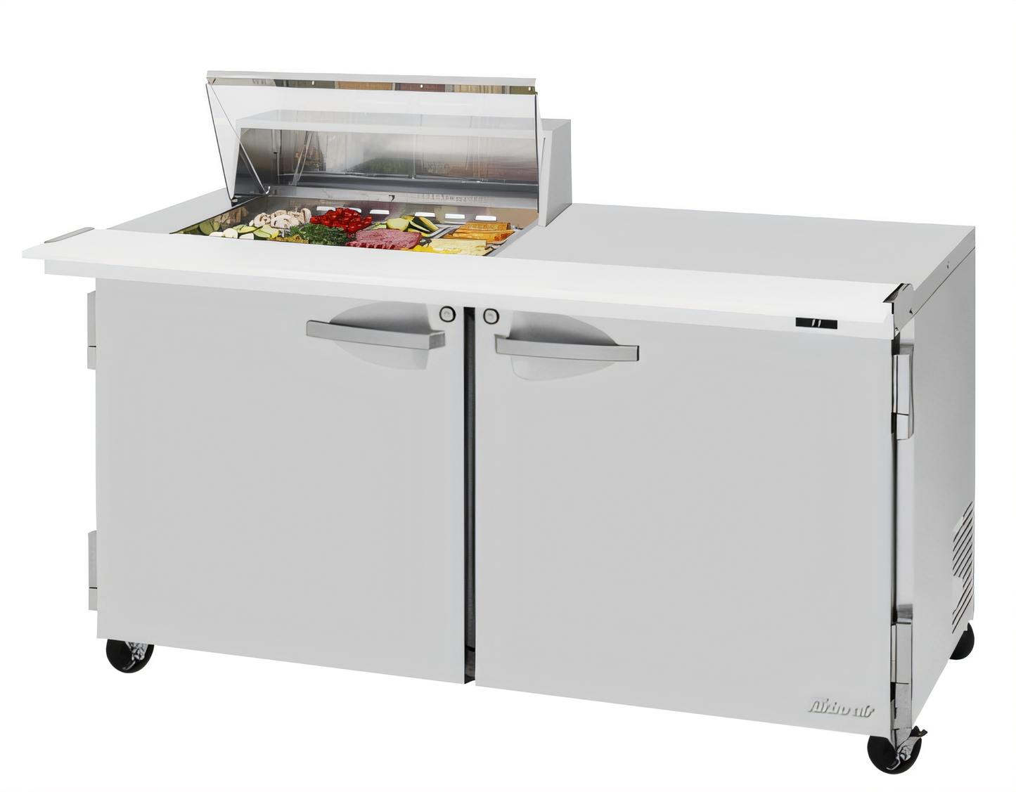 Turbo Air PRO Refrigerated Prep Tables - PST-60-12M-N-CL