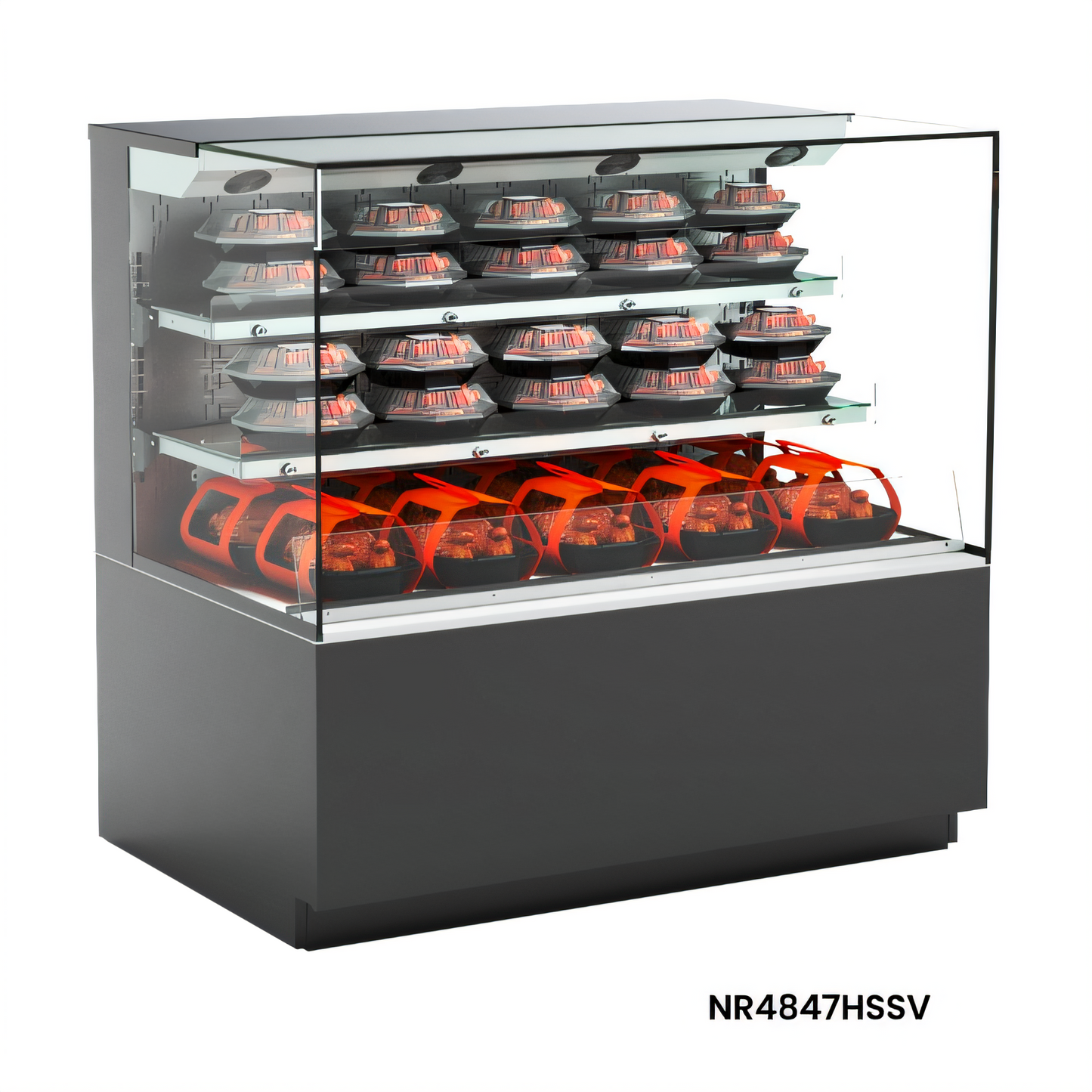 Structural Concepts NR4847HSSV Reveal Hot Food Displays - NR4847HSSV