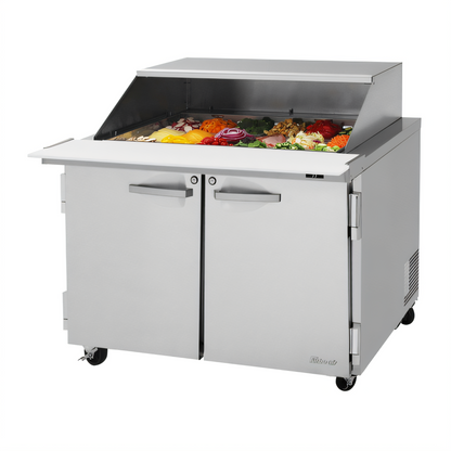 Turbo Air PST PRO Refrigerated Prep Tables - PST-48-18-N-SL
