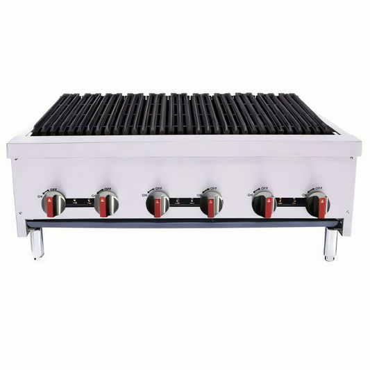 BakeMax (TVI) BACGG36-6 BakeMax Gas Charbroilers - BACGG36-6