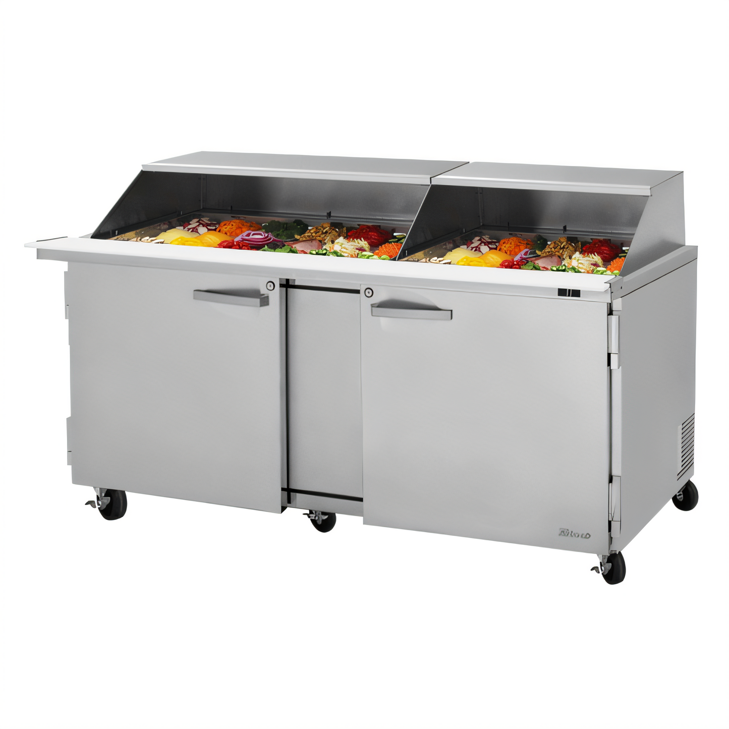 Turbo Air PRO Refrigerated Prep Tables - PST-72-30-N-SL