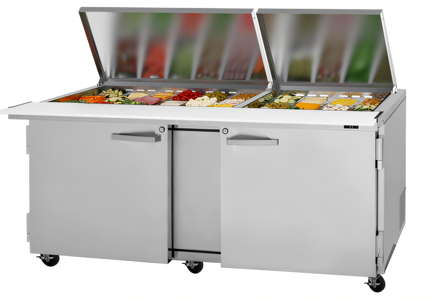 Turbo Air PRO Refrigerated Prep Tables - PST-72-30-N-FL