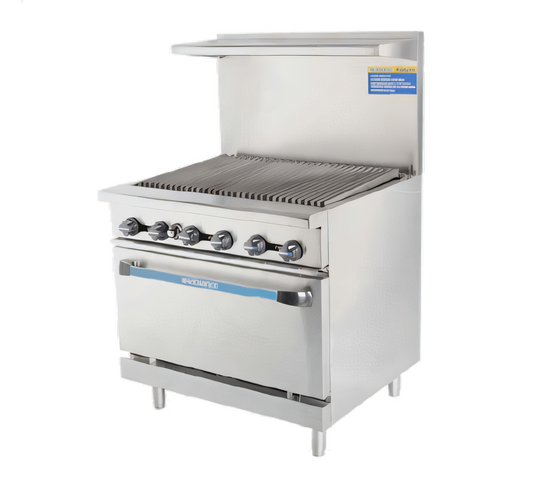 Turbo Air Radiance Gas Ranges - TAR-36RB-LP