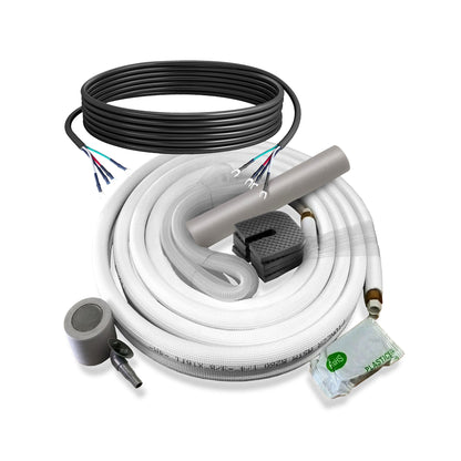 Pioneer Quantum Ultra 18,000 BTU 21 SEER2 230V Ceiling Concealed Ducted Mini-Split Air Conditioner Inverter Heat Pump Full Set - RYT018GLSI24RL-10S