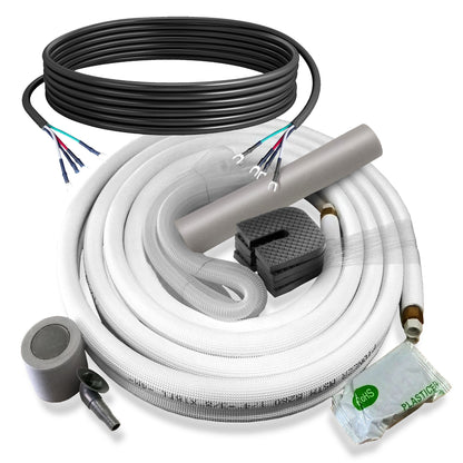 Pioneer Quantum Ultra 18,000 BTU 23 SEER2 230V High-Wall Ductless Energy-Star Mini-Split Air Conditioner Inverter Heat Pump Full Set - WYT018GLSI24RL-10S