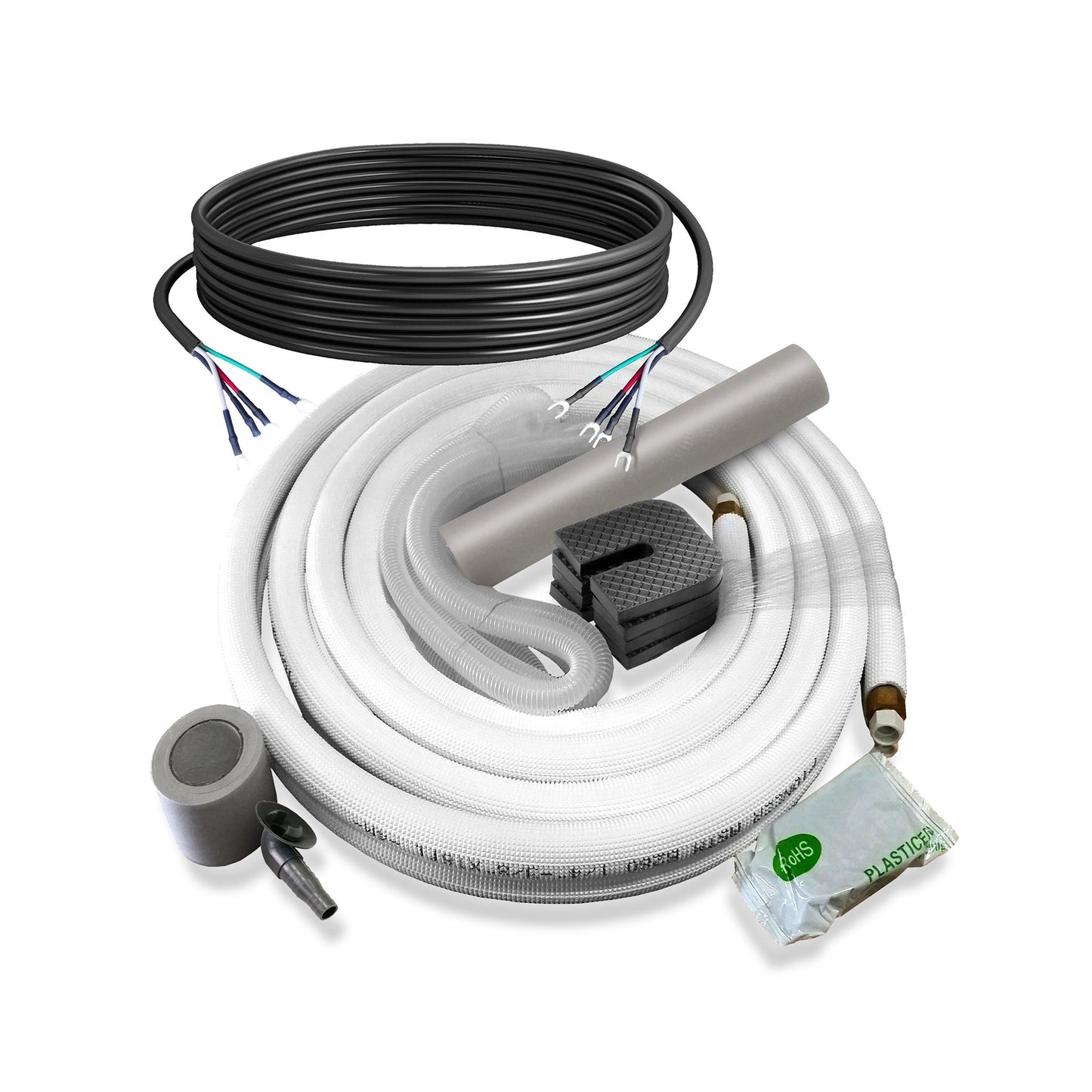 Pioneer Quantum Hyperformance 24,000 BTU 23 SEER2 230V High-Wall Ductless Energy-Star Mini-Split Air Conditioner Inverter Hyper Heat Pump Full Set - WYT024GLSI25RH