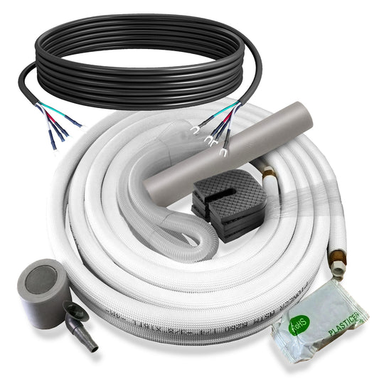 Pioneer Quantum Ultra 9,000 BTU 24 SEER2 230V High-Wall Ductless Energy-Star Mini-Split Air Conditioner Inverter Heat Pump Full Set - WYT009GLSI24RL