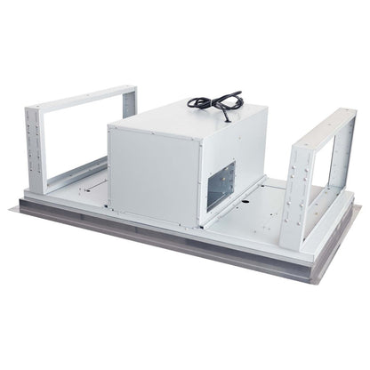 Proline Ceiling Flush Range Hood in 42 inches wide, 1200 CFM, Stainless Steel Finish - PLFI Flush Mount Island Pro.42