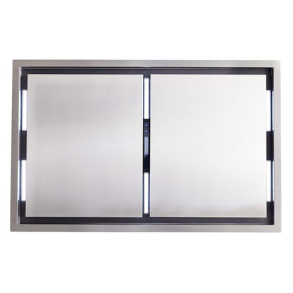 Proline Ceiling Flush Range Hood in 42 inches wide, 1200 CFM, Stainless Steel Finish - PLFI Flush Mount Island Pro.42