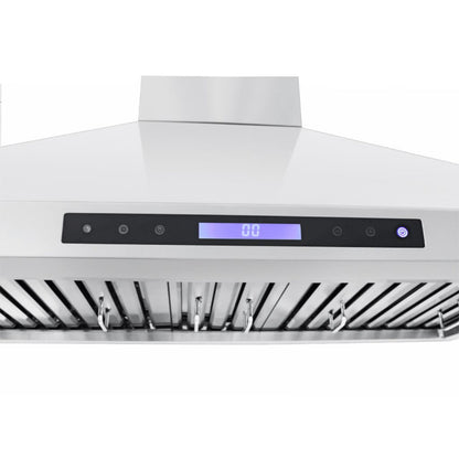ProLine Wall Mounted Range Hood in Stainless Steel Modern Design, 900 CFM - PLFW 129E