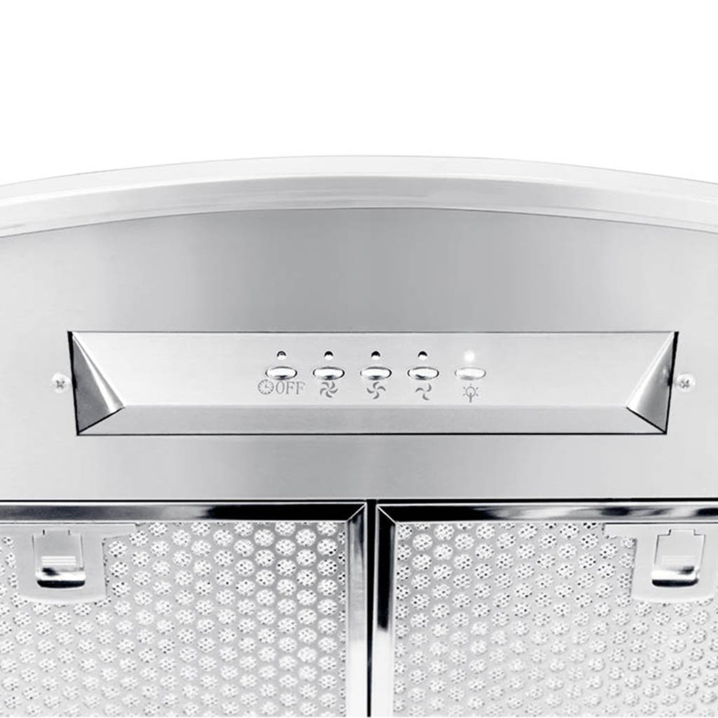 Proline Wall-Mounted Range Hood, Ducted, 600 CFM, Stainless Steel, Black Finish - PLFW Vector.30