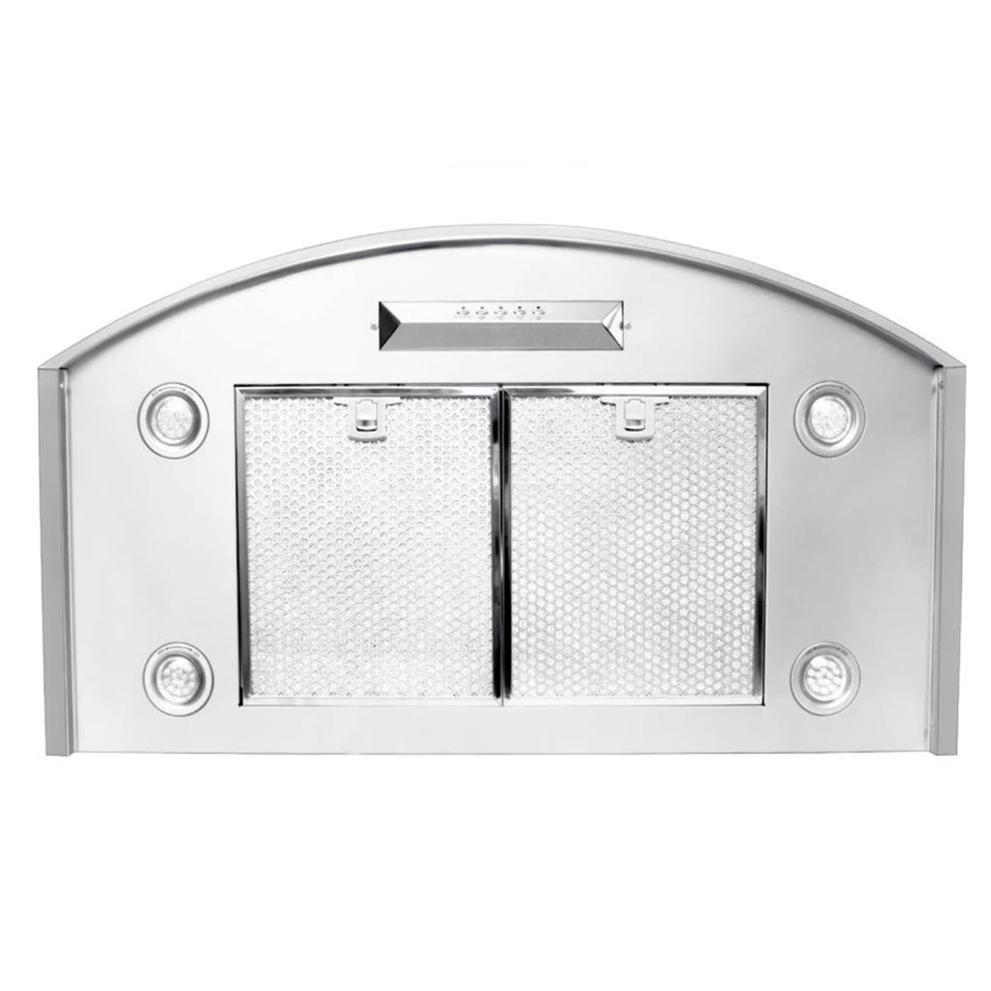 Proline Wall-Mounted Range Hood, Ducted, 600 CFM, Stainless Steel, Black Finish - PLFW Vector.30