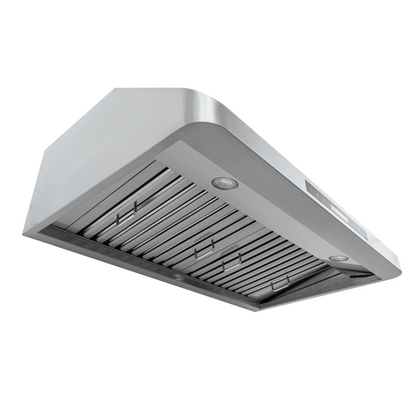 Proline Ductless Convertible Under Cabinet Vent Hood - 900 CFM in Stainless Steel with modern Control Panel - PLJW 113
