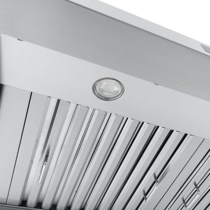 Proline Ductless Convertible Under Cabinet Vent Hood - 900 CFM in Stainless Steel with modern Control Panel - PLJW 113