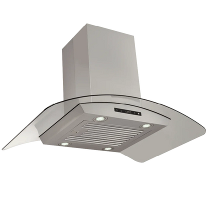 Proline Wall Mount Range Hood - 550 CFM | Stainless Steel | Premium Finishes | Elite Dream Home - PLSW 543