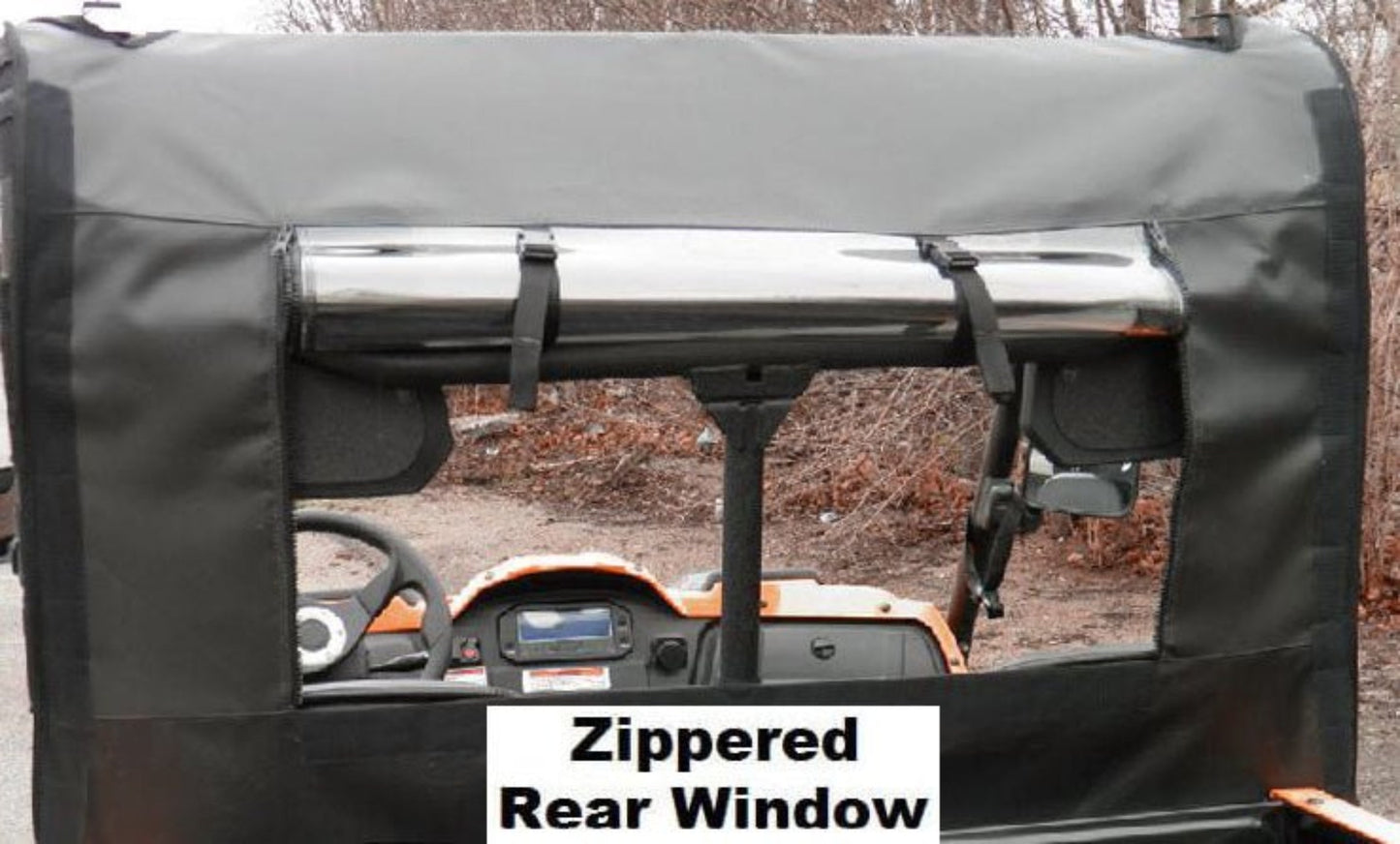 3 Star UTV Polaris Mid-Size Ranger 2-Passenger (2009-2014) - Door/Rear Window Combo - POL400-DRF-BLK