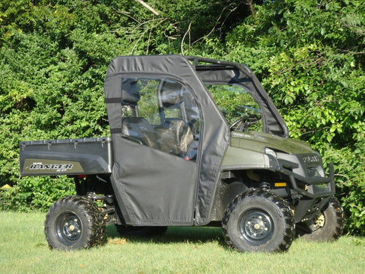 3 Star UTV Polaris Ranger 2-Passenger 500/700 (2002-2008) - Door/Rear Window Combo - POLRGR-DRF-BLK