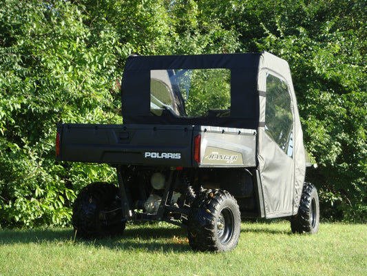 3 Star UTV Polaris Ranger 2-Passenger 500/700 (2002-2008) - Door/Rear Window Combo - POLRGR-DRF-BLK