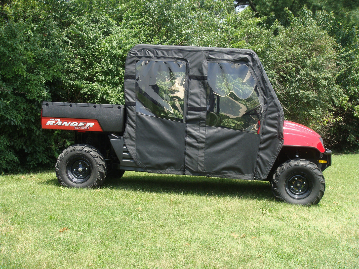 3 Star UTV Polaris Ranger Crew 700 (2008-2009) - Soft Doors - POLCR9-DOF-BLK