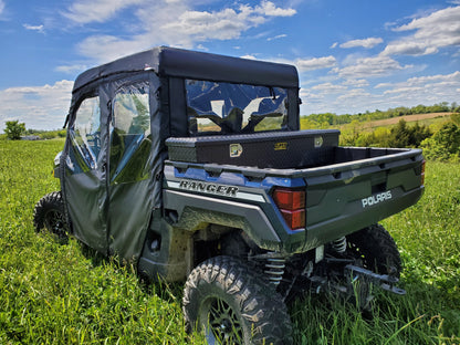 3 Star UTV Polaris Ranger Crew 1000 - Full Cab Enclosure For Hard Windshield - POLC10-FCF-BLK