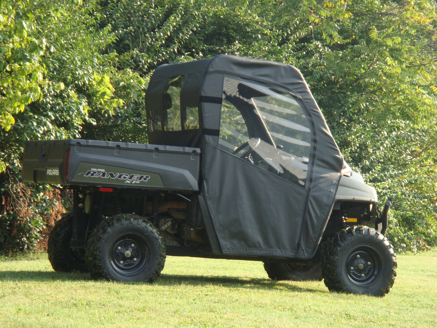 3 Star UTV Polaris Full-Size Ranger 2-Seater 500/700/800 - Full Cab Enclosure for Hard Windshield - POLRXP-FCF-BLK