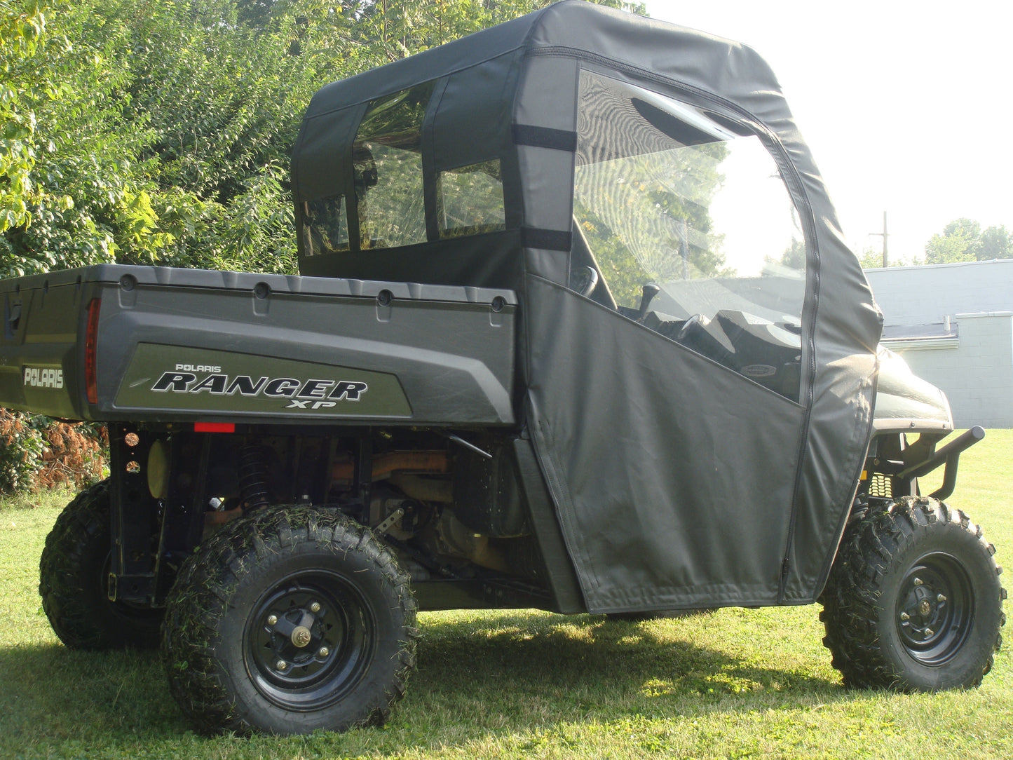 3 Star UTV Polaris Full-Size Ranger 2-Seater 500/700/800 - Full Cab Enclosure for Hard Windshield - POLRXP-FCF-BLK