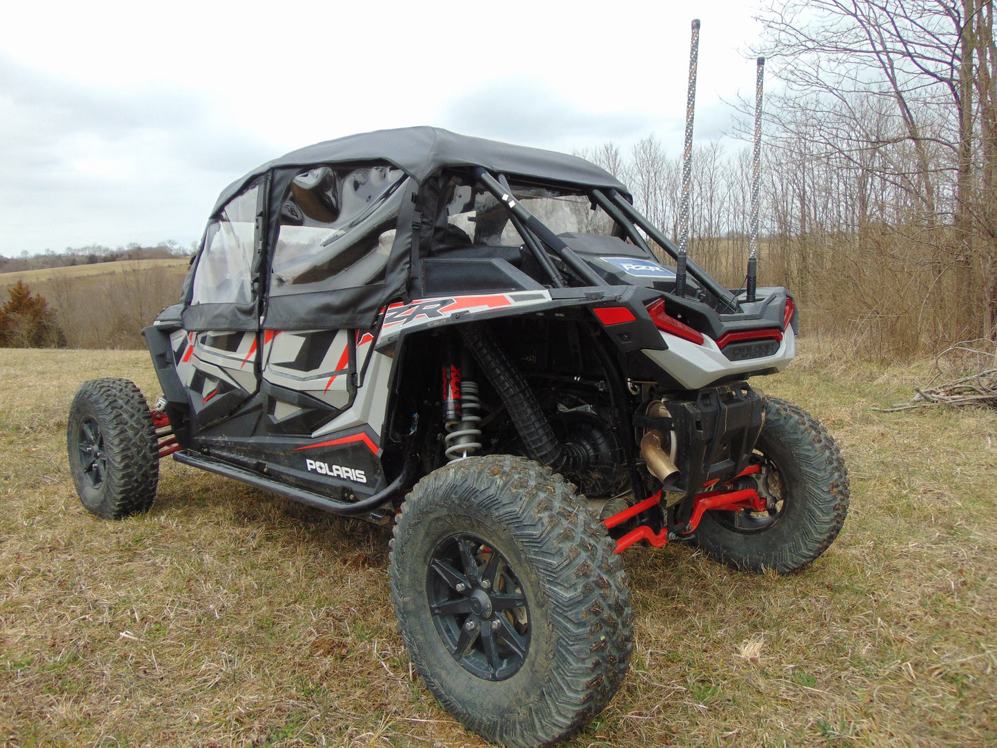 3 Star UTV Polaris RZR XP 4 1000/XP 4 Turbo - Door/Rear Window Combo - RZR104-DRH-BLK
