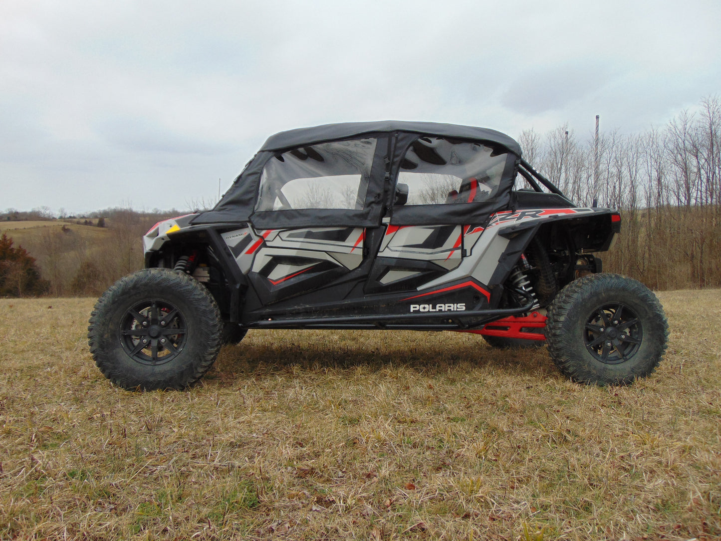 3 Star UTV Polaris RZR XP 4 1000/XP 4 Turbo - Door/Rear Window Combo - RZR104-DRH-BLK