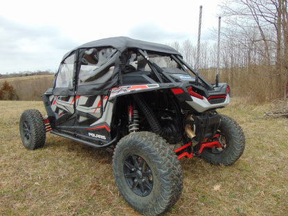 3 Star UTV Polaris RZR XP 4 1000/XP 4 Turbo - Full Cab Enclosure For Hard Windshield - RZR104-FCH-BLK