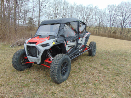 3 Star UTV Polaris RZR XP 4 1000/XP 4 Turbo - Full Cab Enclosure For Hard Windshield - RZR104-FCH-BLK