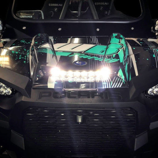 Baja Designs Polaris RZR XP Turbo (2016-2018) S8 Hood Mount Light Bar Kit - 447073
