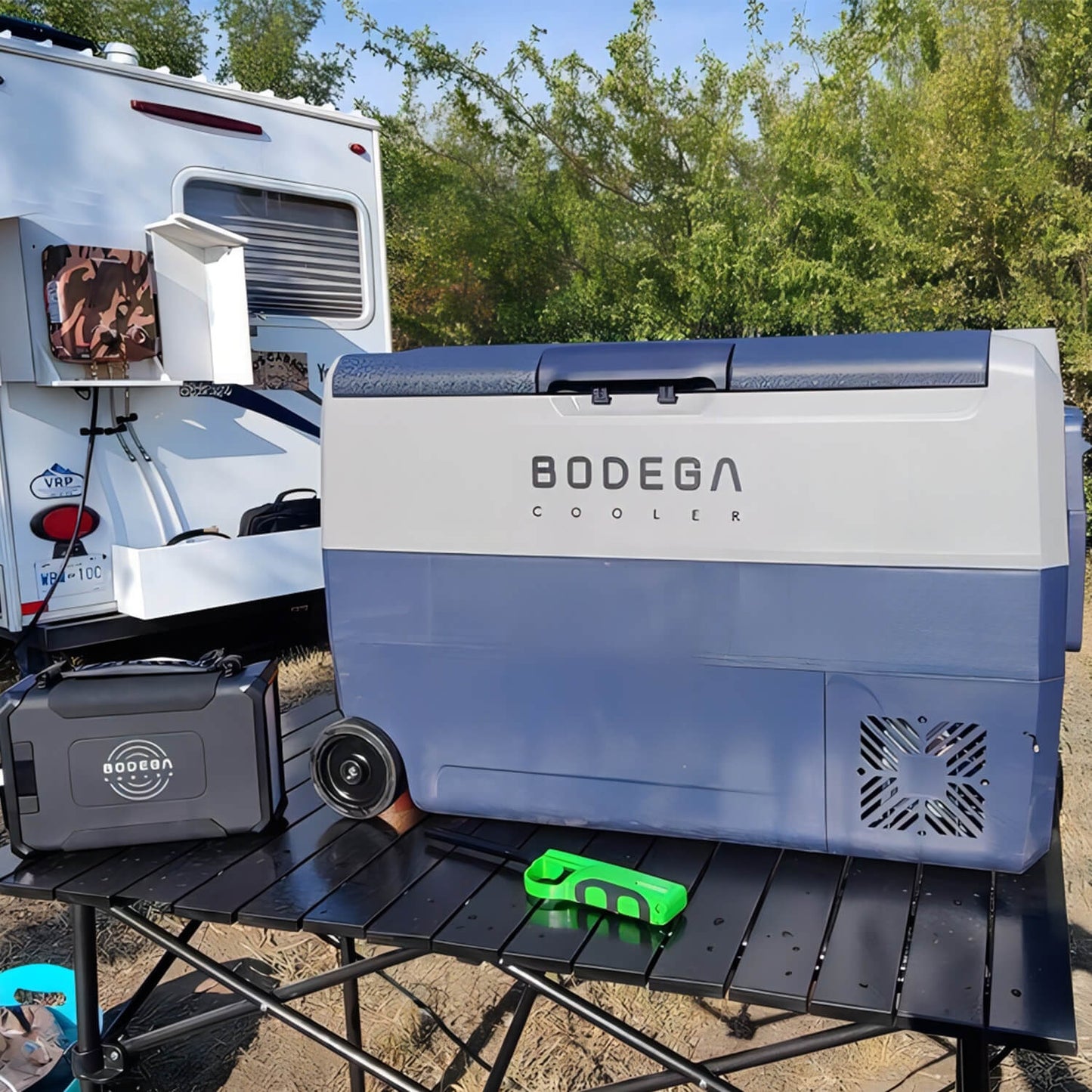 BODEGAcooler 12V Fridge 64qt/60L with Wheels Dual Zone - T60
