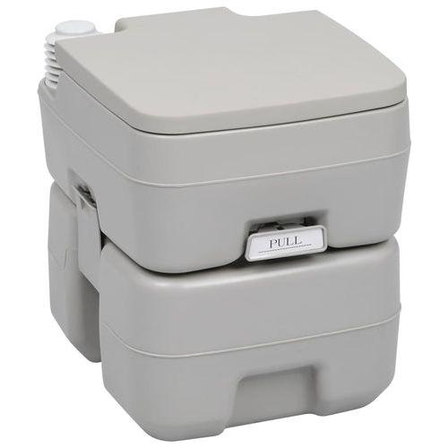 Portable Camping Toilet Gray 2.6+2.6 gal