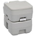 Portable Camping Toilet Gray 2.6+2.6 gal