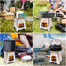 Portable Camping Wood Stove with Stainless Steel Folding Lightweight