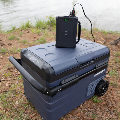 BODEGAcooler Portable Refrigerator 37qt/35L Dual Zone on Wheels - TWW35