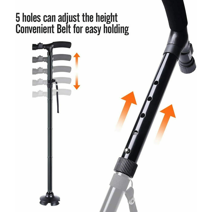 Portable Walking Cane with LED