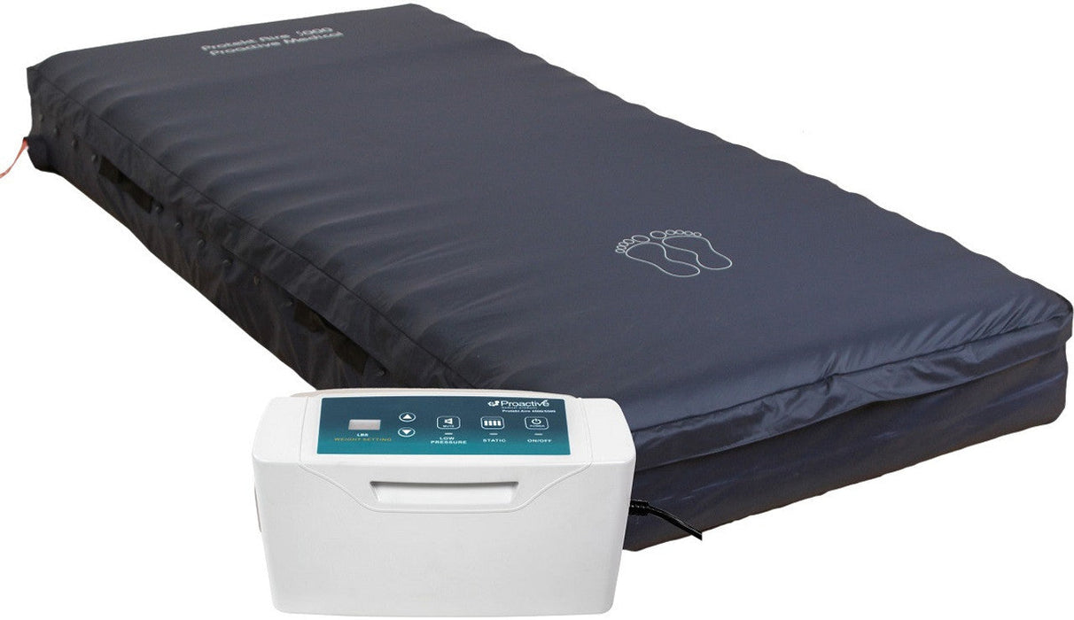 Proactive Medical Protekt Aire 4600DX Low Air Loss/Alternating Pressure Mattress System with Digital Pump and Cell-On-Cell Support Base Standard