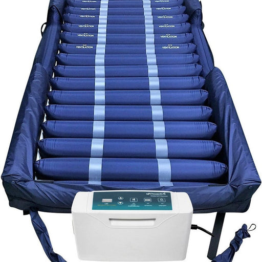Proactive Medical Protekt Aire 4600DXAB Low Air Loss/Alternating Pressure Mattress System with Digital Pump, Raised Side Air Bolsters & Cell-On-Cell Support Base