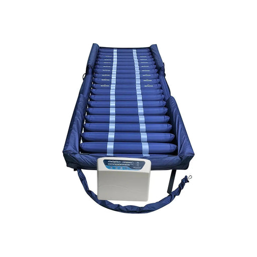 Proactive Medical Protekt Aire 6000AB Low Air Loss/Alternating Pressure Mattress System with Deluxe Digital Pump, Raised Side Air Bolsters & Cell-On-Cell Support Base