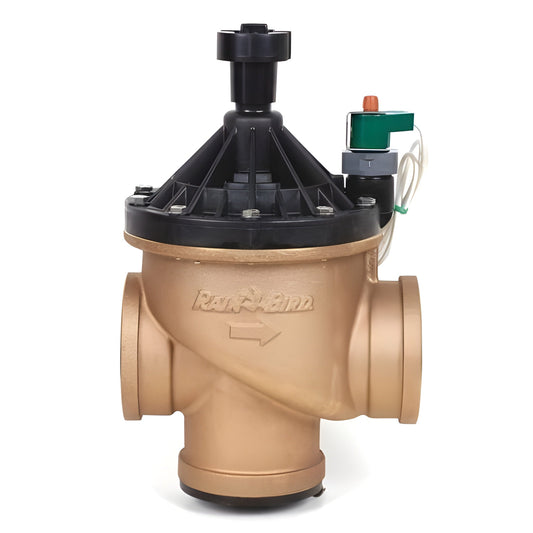 Rain Bird - 3'' Brass Inline Valve w/ Flow Control - Female Pipe Thread - 300BPES